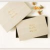 Luxury handcrafted photo album with personalized cover and matching presentation box, showcasing premium album design and elegant packaging.
