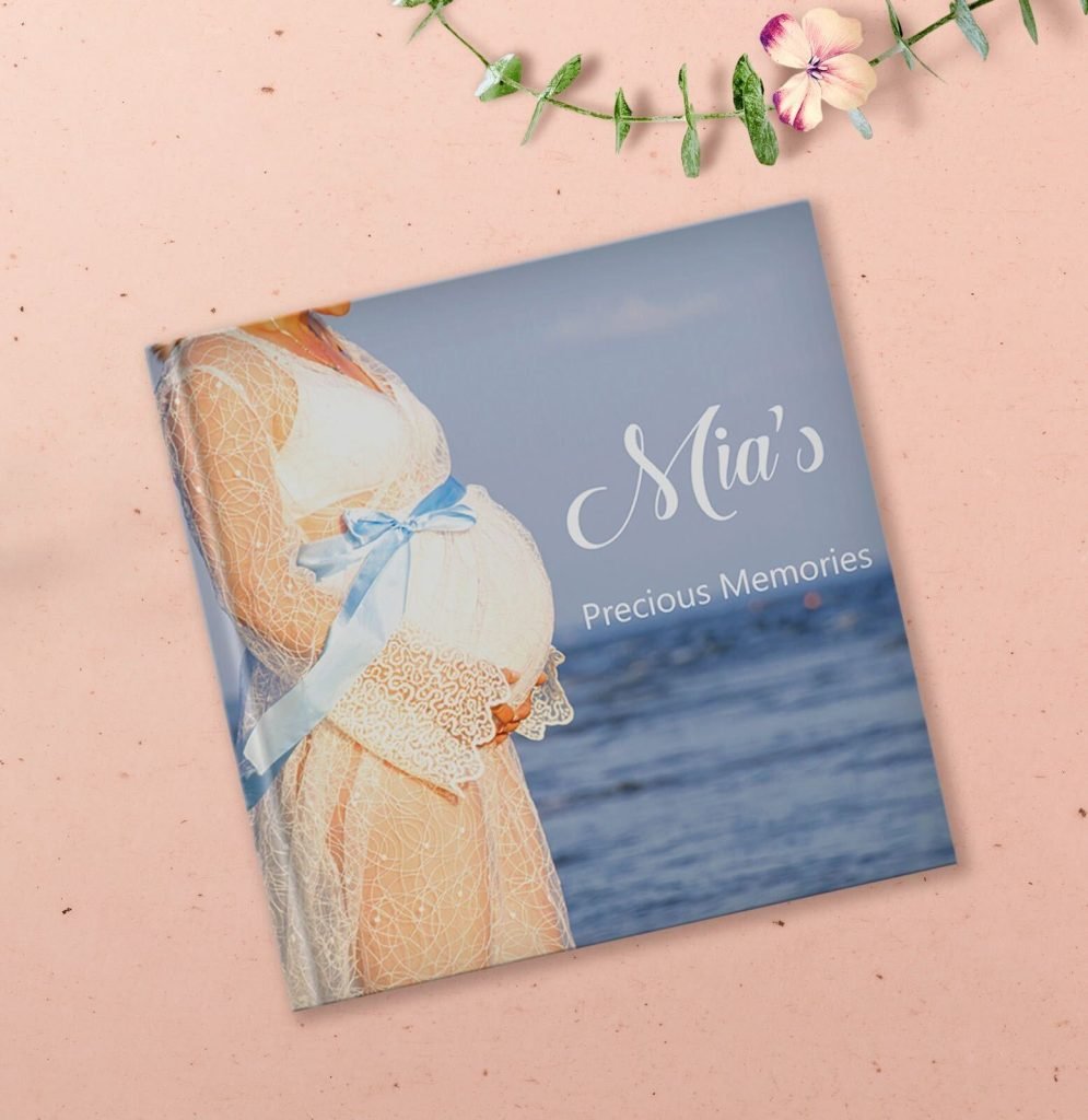 Personalized photo album interior showing professional-grade everyday printing quality.