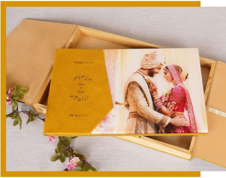 Acrylic Brilliance Collection: Mesmera album with a high-gloss acrylic cover