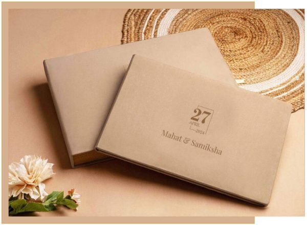 Luxe Royale Collection: Soft Mystique Suede photo album in a rich color