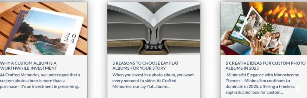 A professional designer meticulously reviewing custom photo album layouts and color palettes to ensure high-quality storytelling for clients.