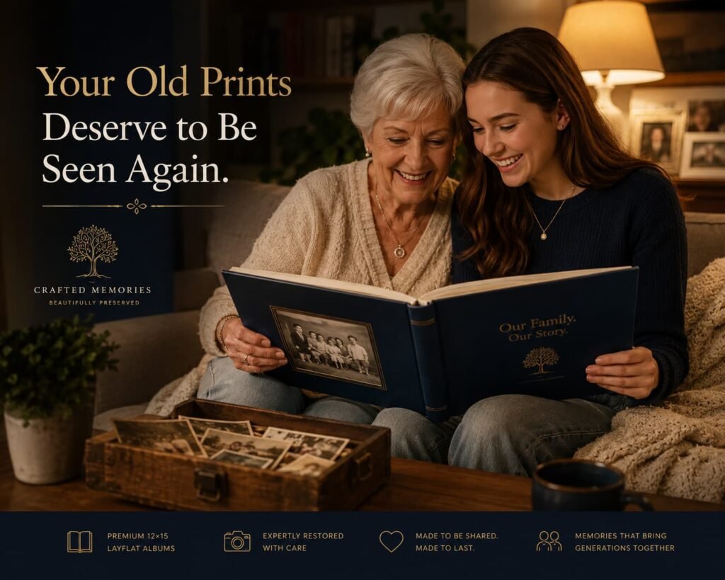 Central Texas photo digitizing and album printing — Crafted Memories